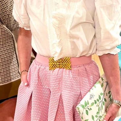 Light Pink Interchangeable Stretch Belt Band: M