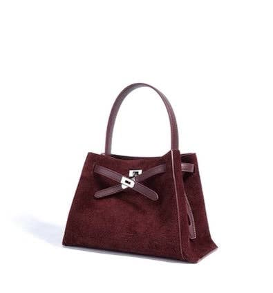 The Hudson Tote - Burgandy