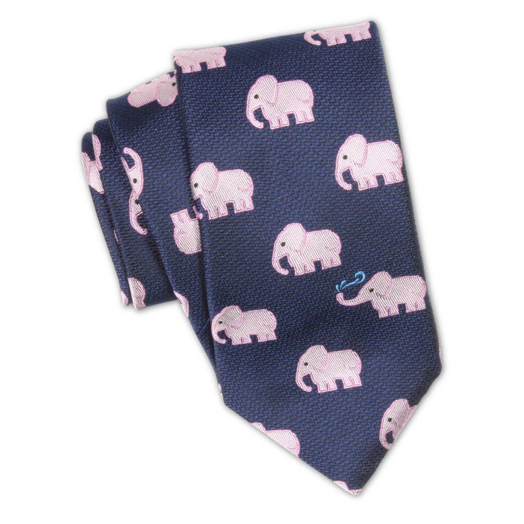 "Seeing Pink" Silk Necktie