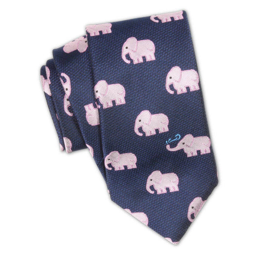 "Seeing Pink" Silk Necktie