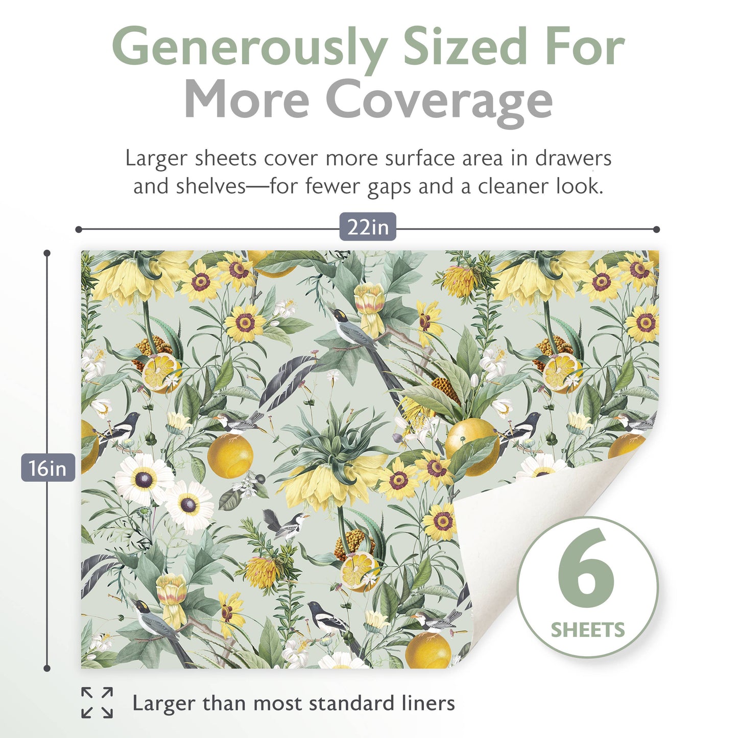 Scented Drawer Liners - Golden Orchard (6 Sheets)