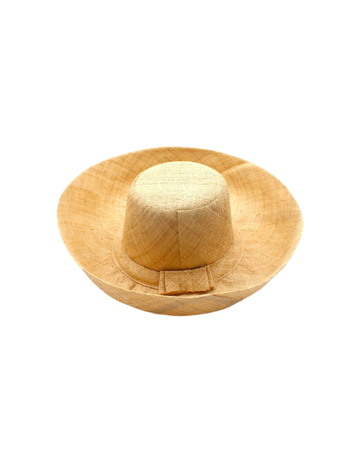 Monica 5" & 7" Wide Brim Solid Color Packable Raffia Straw Sun Hats: Espresso / 7 Inch
