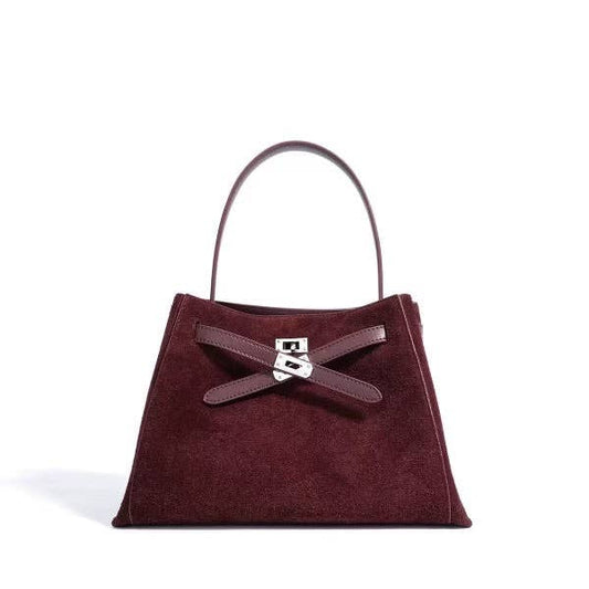 The Hudson Tote - Burgandy