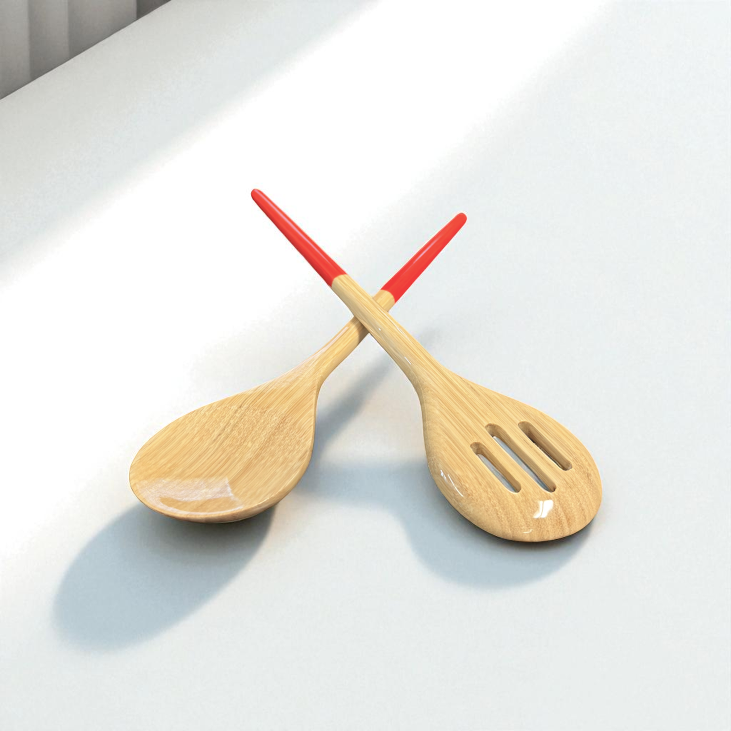 Refined Bamboo Server Set: White