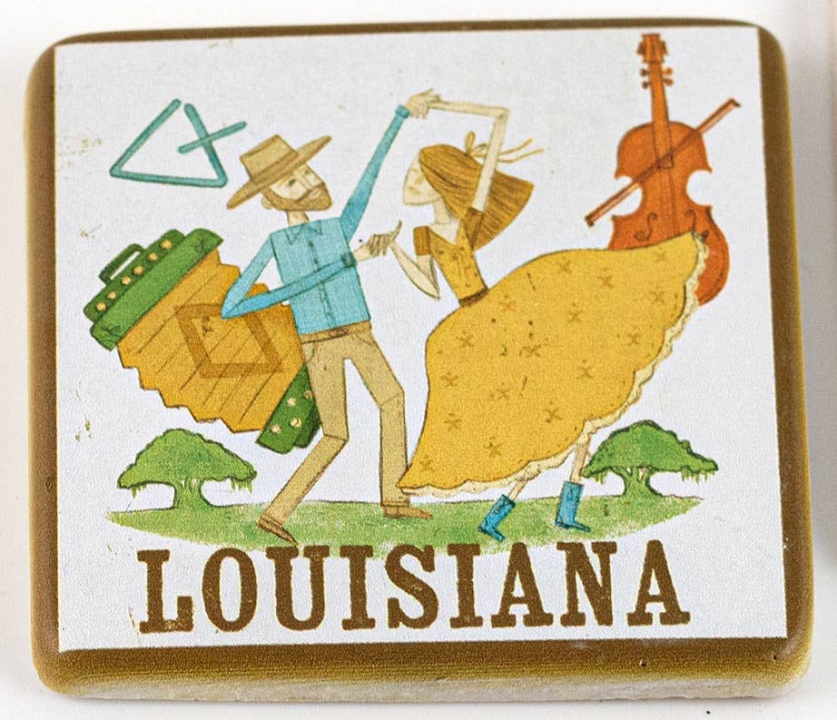 Coaster Set - Vintage Louisiana