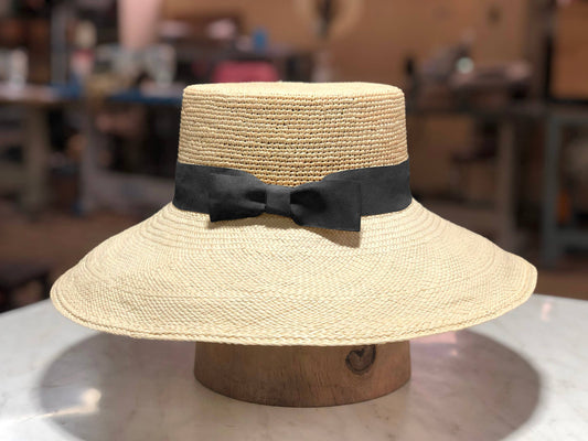 Manabi Summer Bucket Hat- Mixed Crochet Style Panama Hat: One size fits most women
