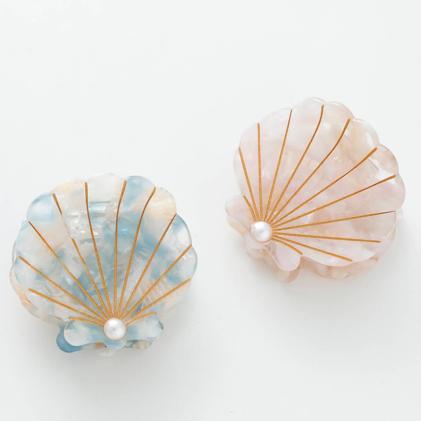 Pearl Seashell Claw Clip - Small : Assorted