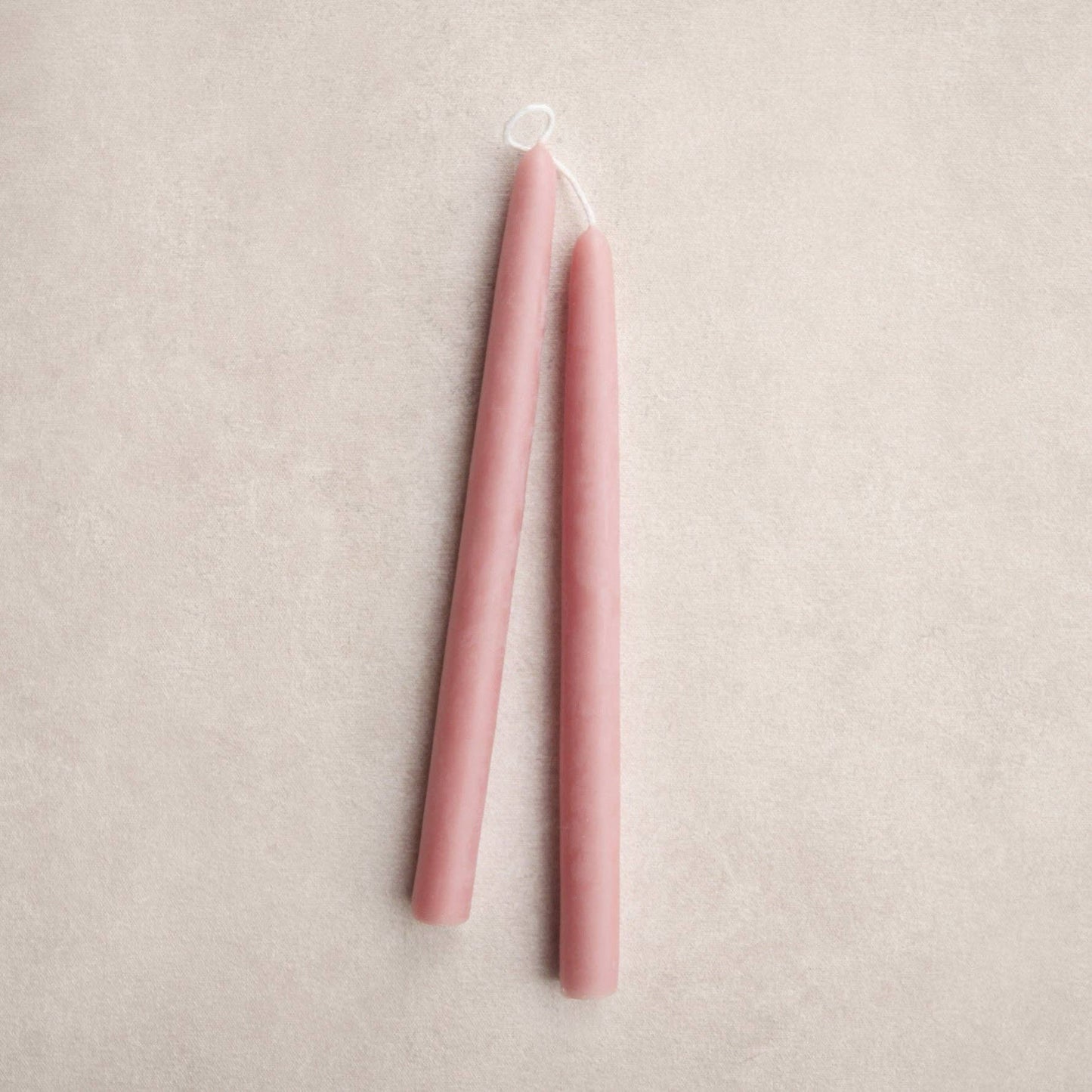 9" Heirloom Beeswax Taper Candles: Olive