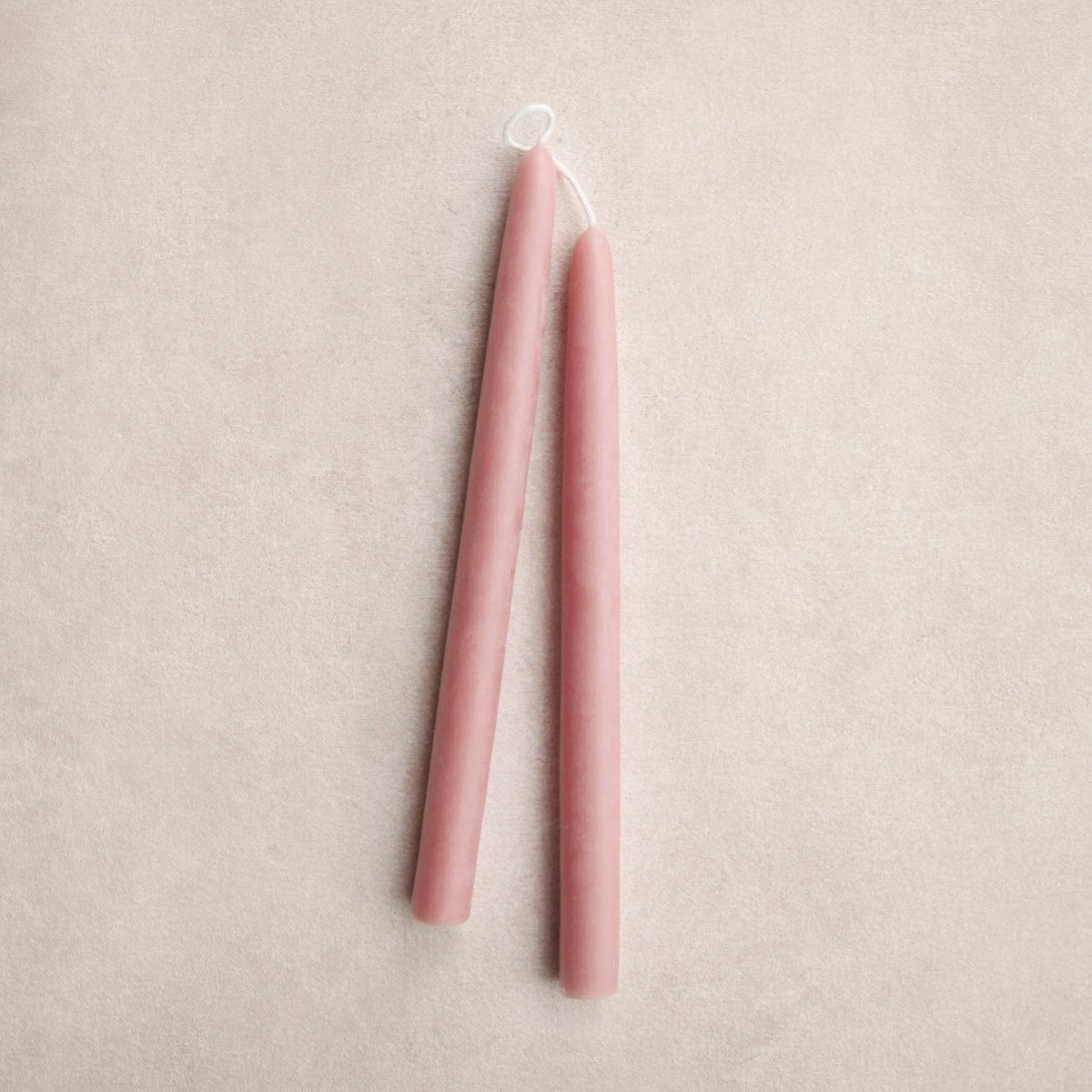 9" Heirloom Beeswax Taper Candles: Ochre