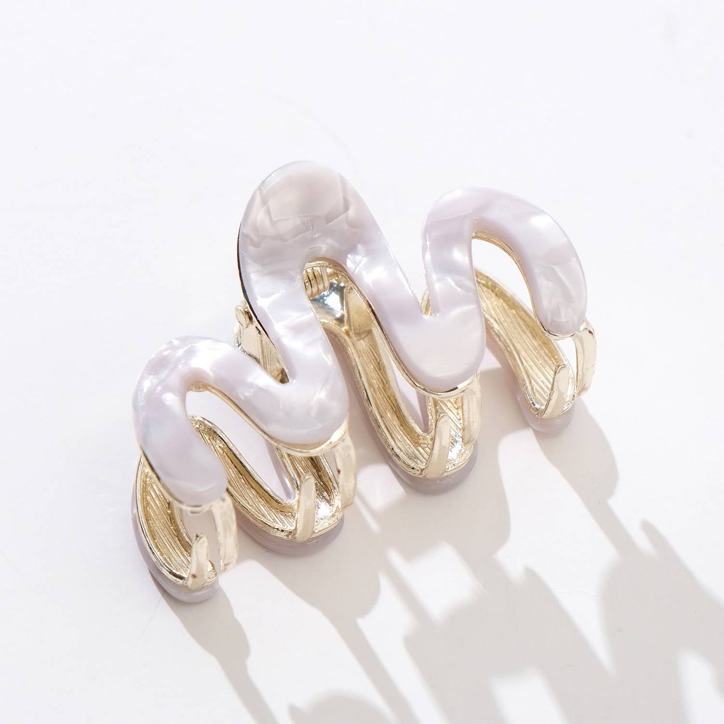 Willow Mini Coastal Metal Squiggle Claw Clip - Mini: Assorted