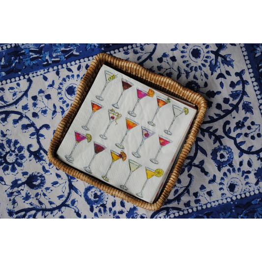 Martini Cocktail Napkins 25 Ciunt