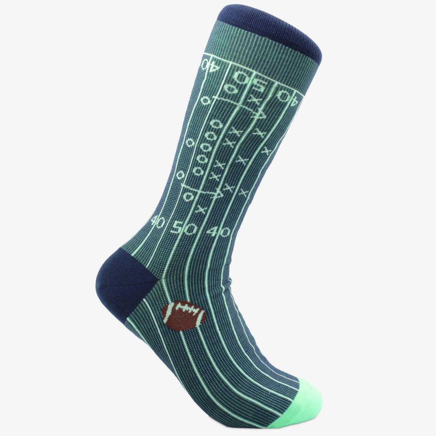 "Pig Skin" - Football Themed Fine Men's Socks