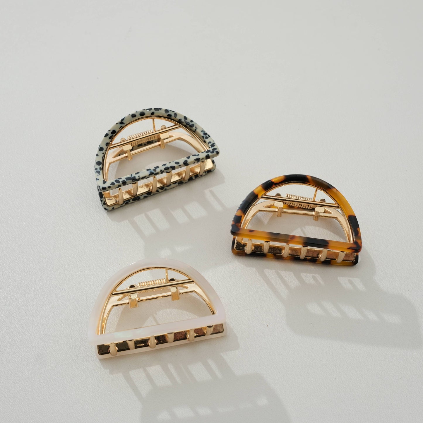 Rosalie Core Classic Half Moon Metal Claw Clip - Small: Assorted