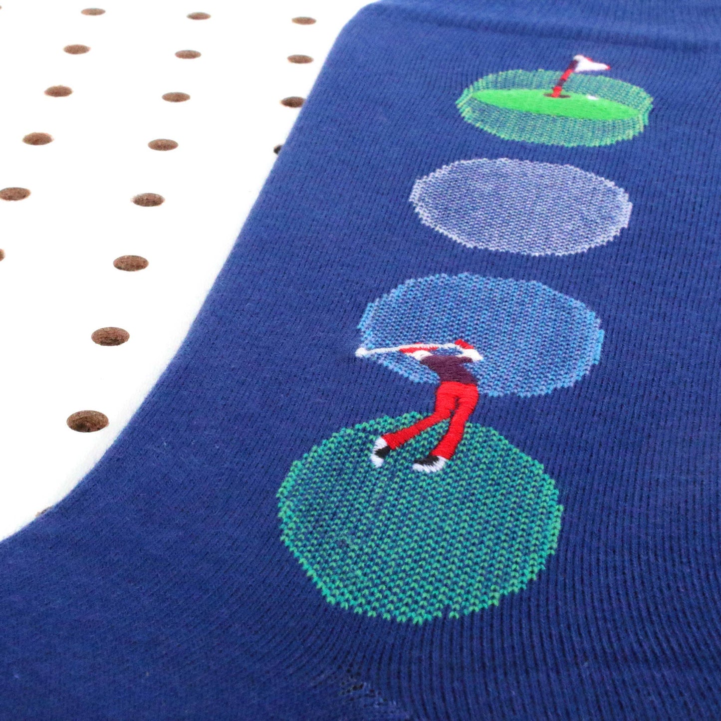 Men’s Golf Themed Pima Cotton Socks - “Golf Clap”