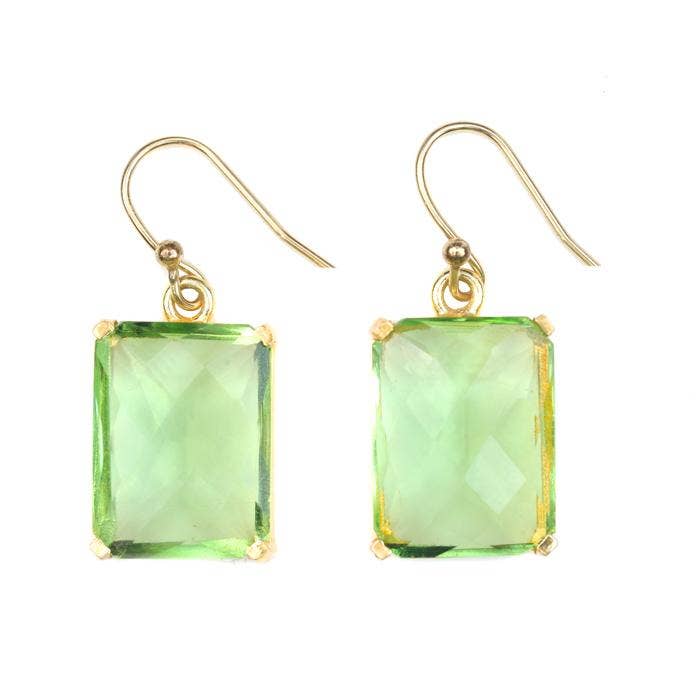 Pandora Earring - (11 Gemstone Options): Sky Blue Quartz