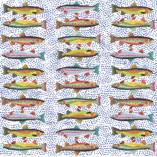 Fish Cocktail Napkins 25 Count