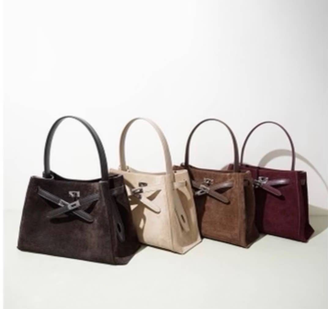 The Hudson Tote - Burgandy