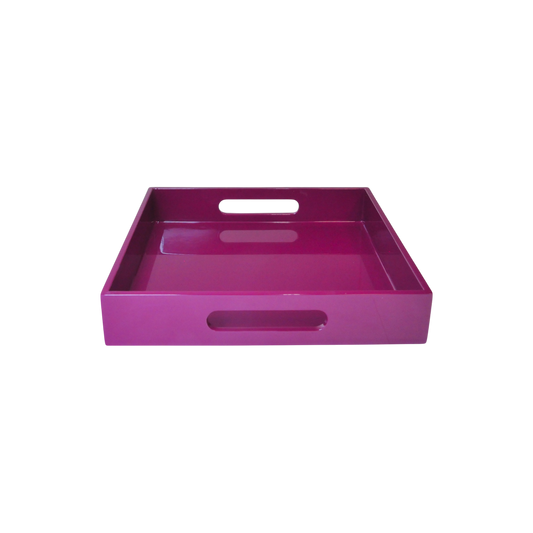 Square Serving Tray - Medium: Blackberry
