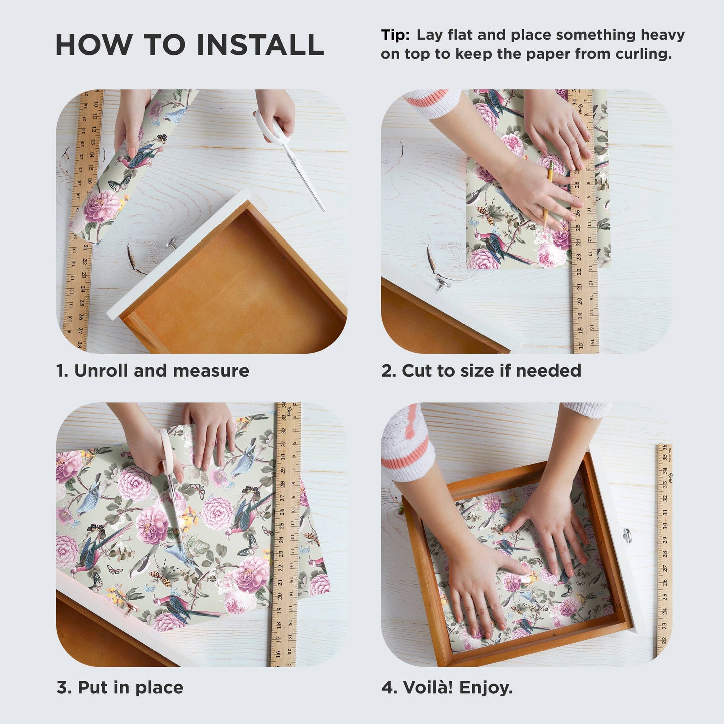 Scented Drawer Liners - Royal Bloom (6 Sheets)