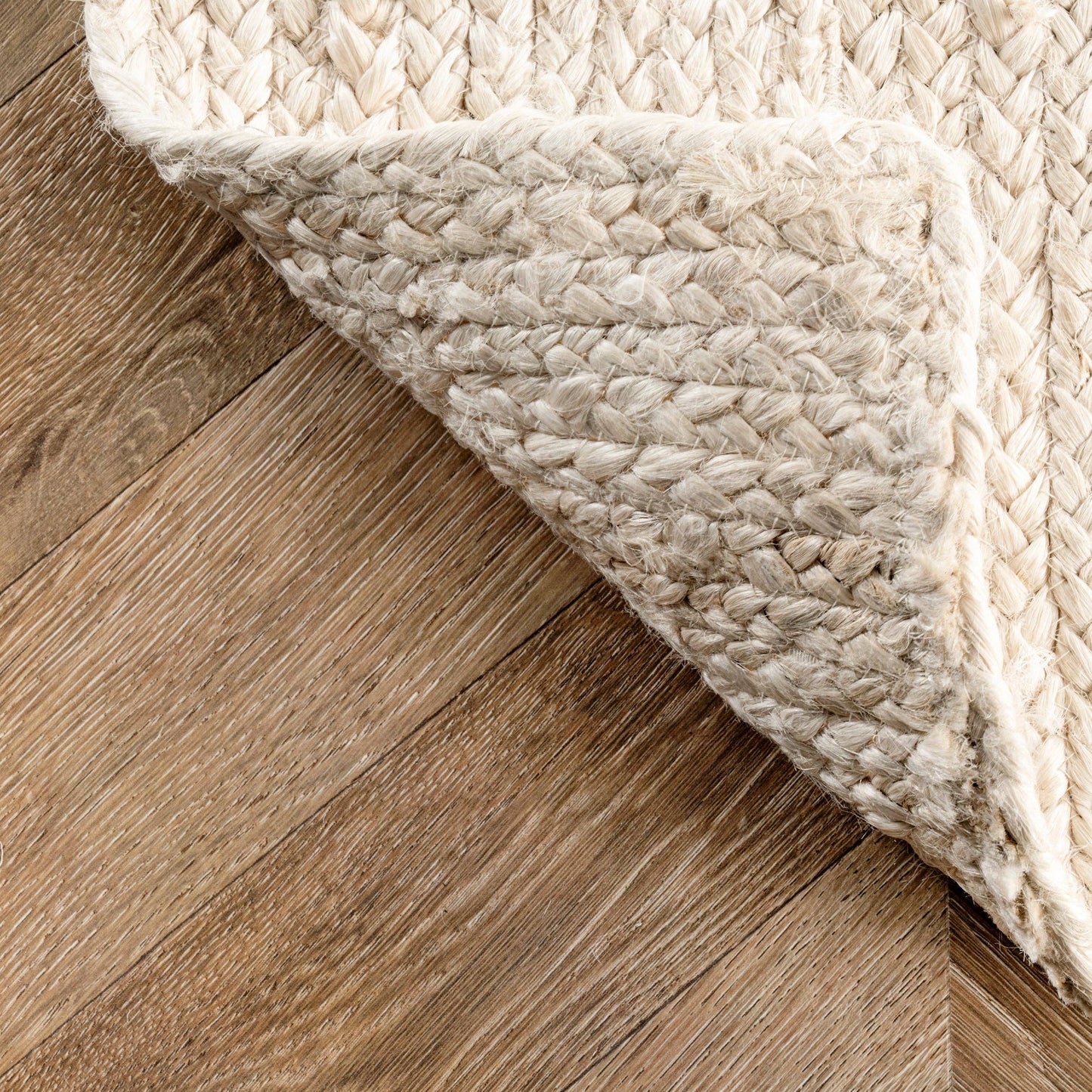 Rigo Hand Woven Farmhouse Jute Area Rug: Natural / Rectangle / 9' X 12'