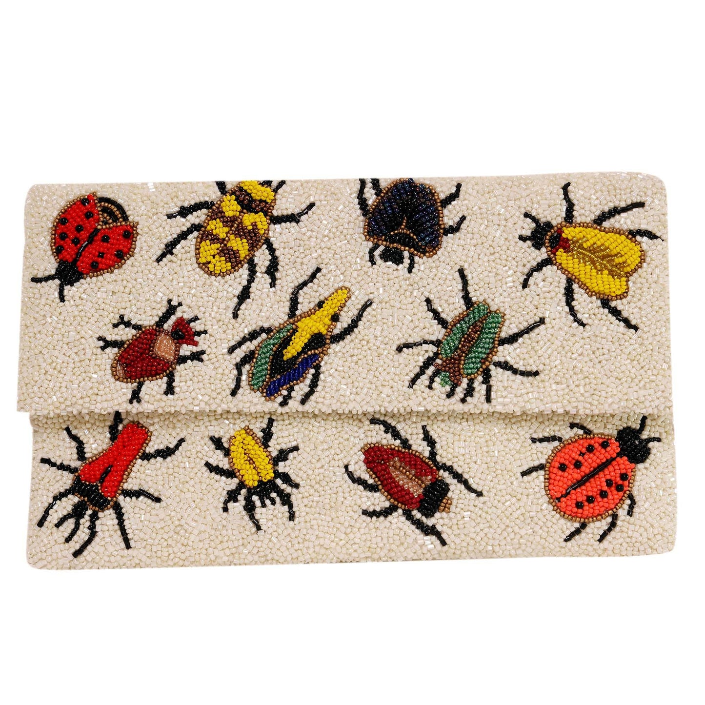 Insect Beaded Purse