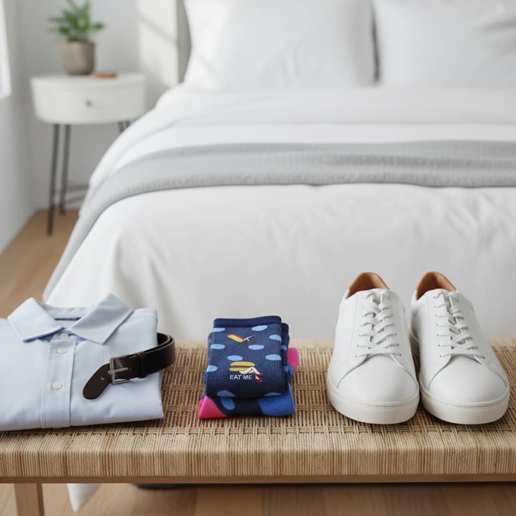 "Eat Me" - Food Themed Fine Men's Socks