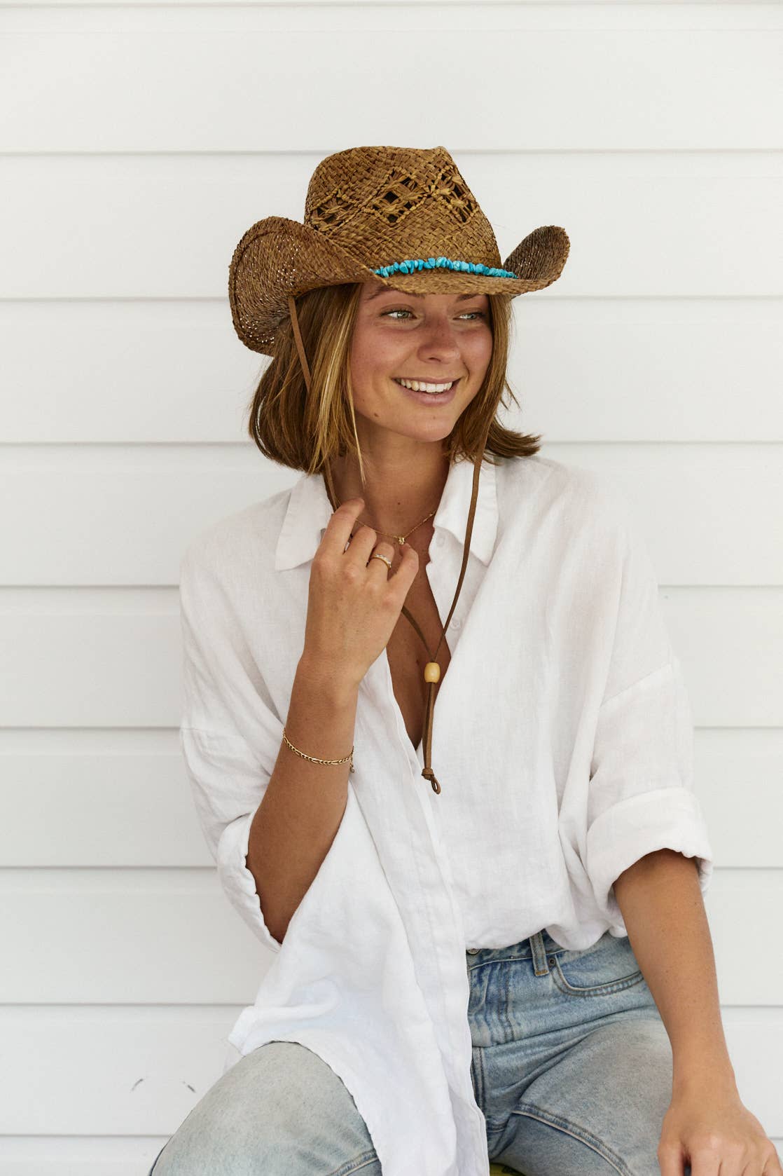 Cascade Mountain Western Hat : Natural / One Size