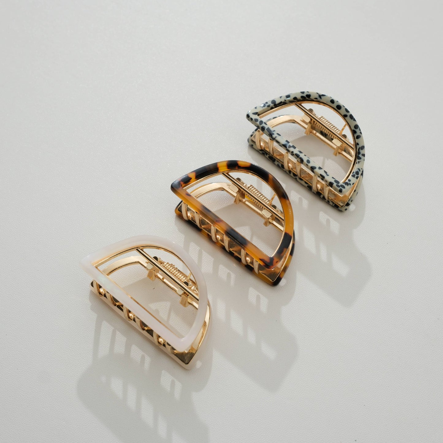 Rosalie Core Classic Half Moon Metal Claw Clip - Small: Assorted