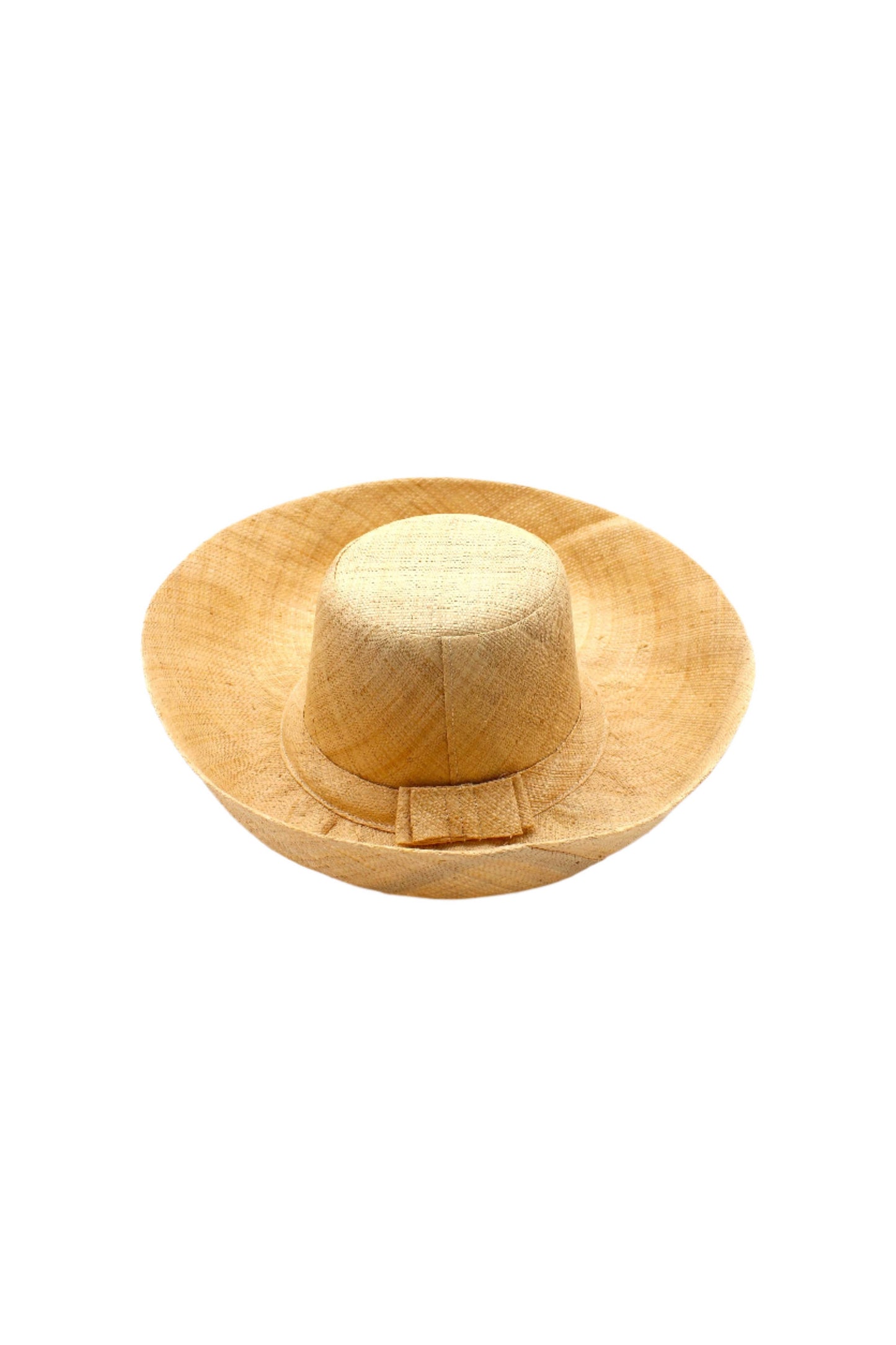 Wide Brim Solid Color Packable Straw Sun Hats: Coral / 5 Inch