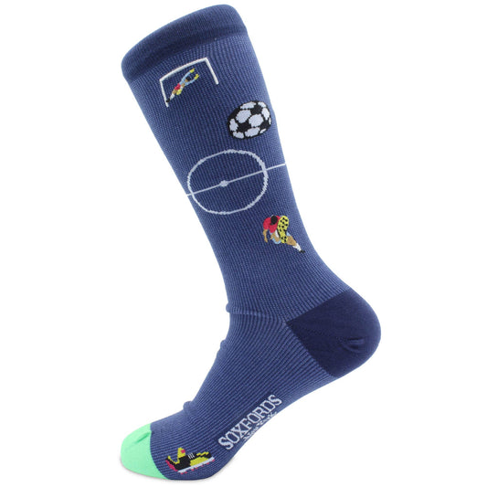 "GOOOAL!" - Soccer Themed Fine Men's Socks