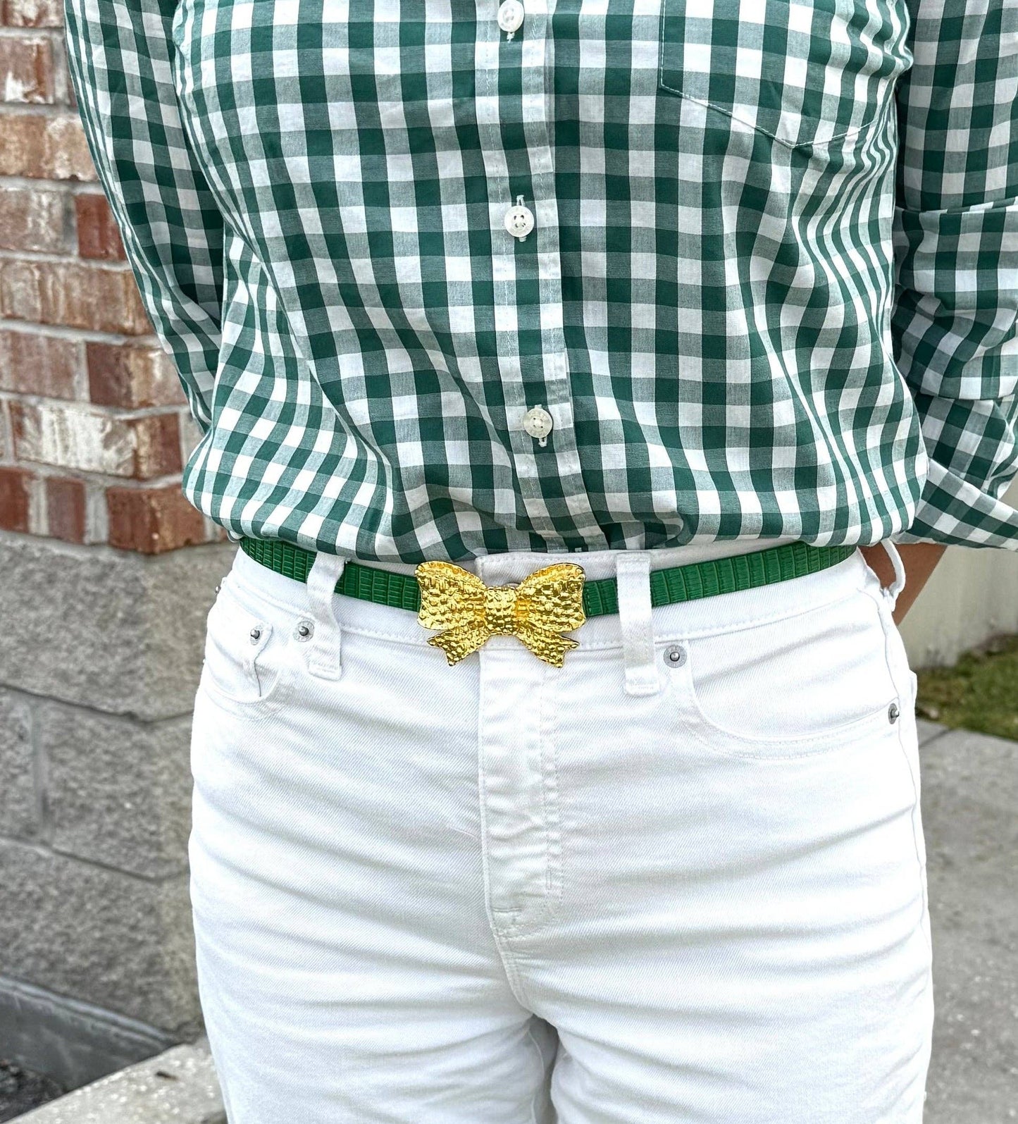 Gold Single Bee Belt Buckle