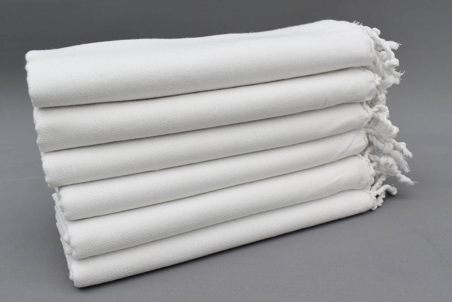 Elegant Turkish Hand Towel, Versatile White Hand Towel