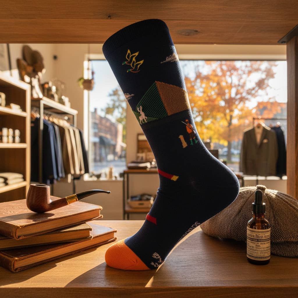 "Call of the Wild" - Hunting Themed Fine Men's Socks