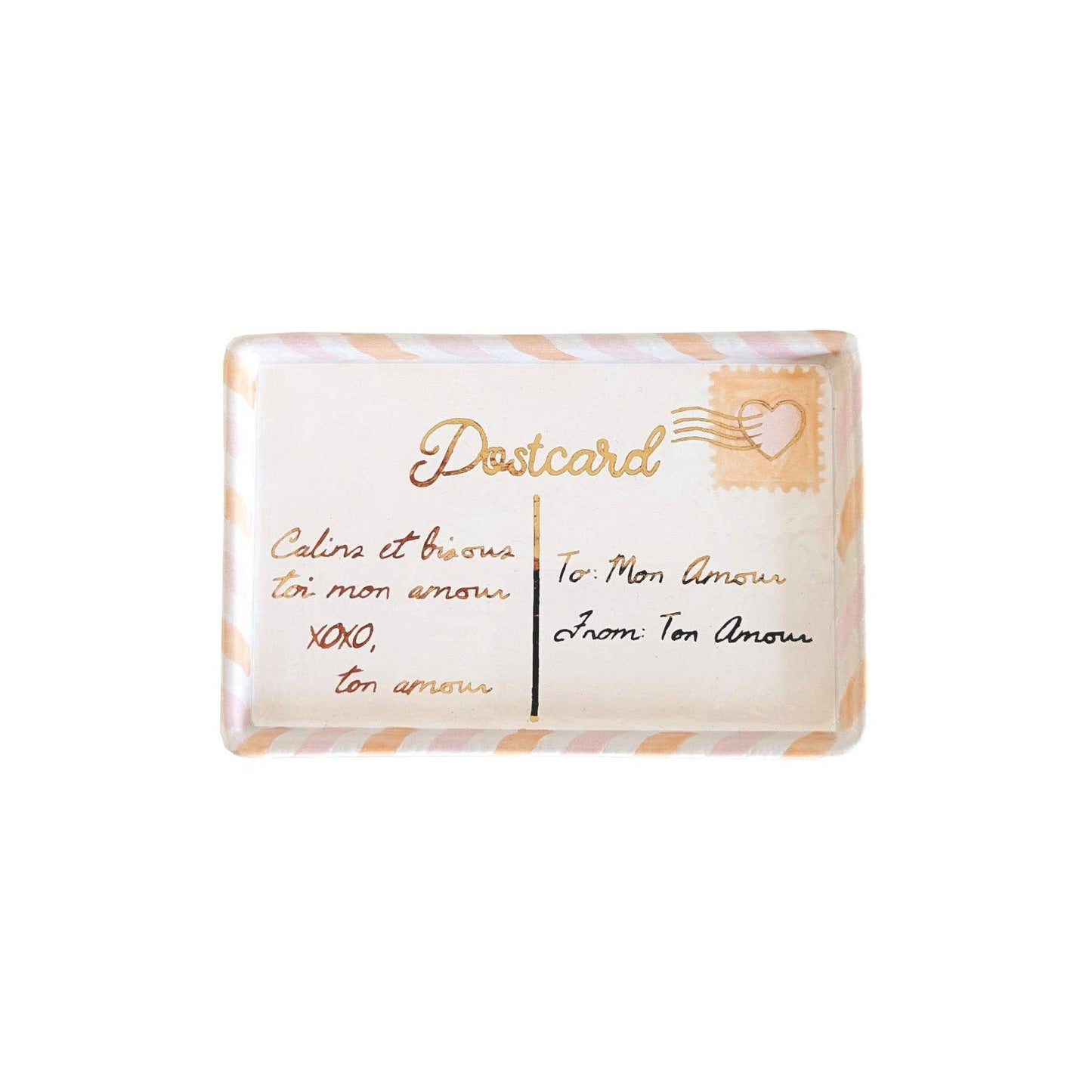 Love Letters Trays: Pink and Coral / Letter