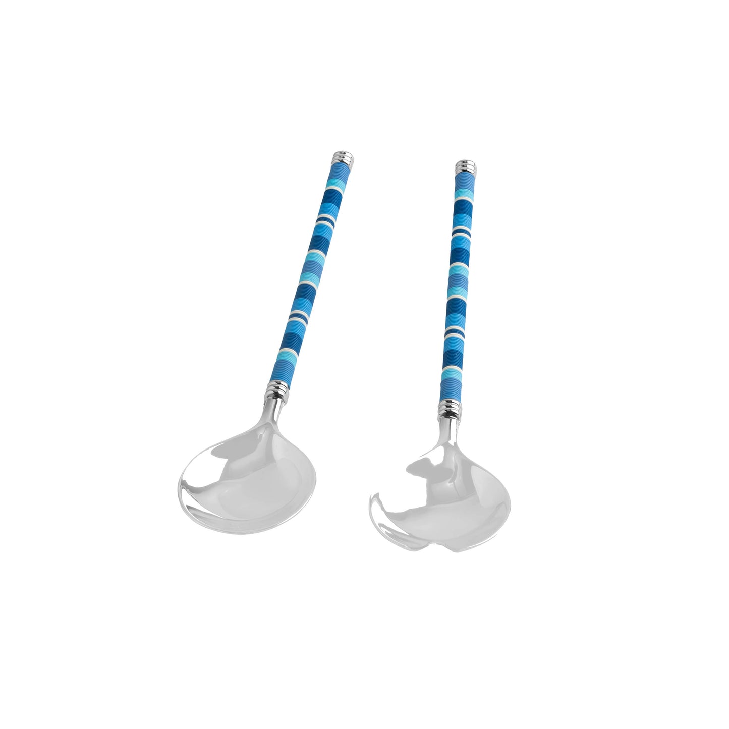 French Home Jubilee Salad Servers - Shades of Denim