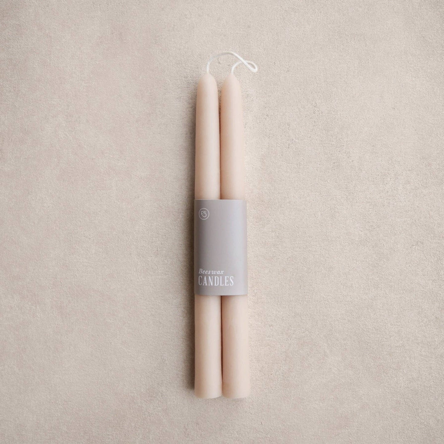 9" Heirloom Beeswax Taper Candles: Olive