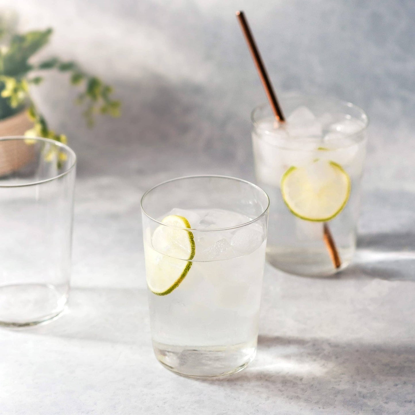 Café Tumbler Glasses, 19 ounce, Set of 8