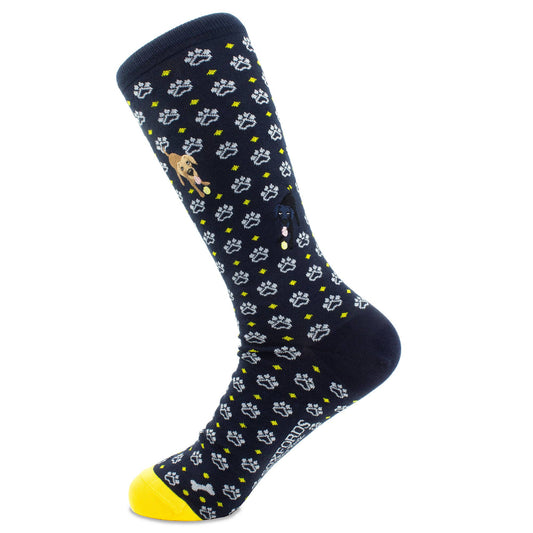 "Paws & Effect" - Dog Themed Fine Men's Socks