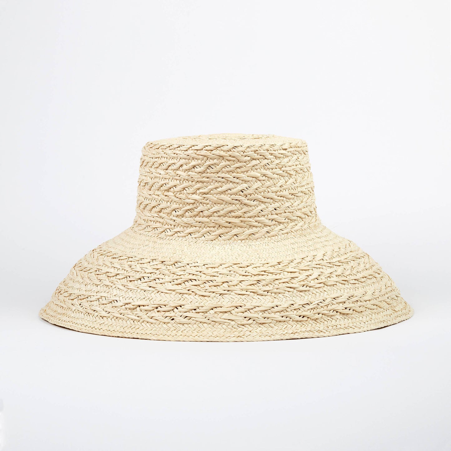 Rope Straw Bucket Hat - Limited Edition Summer Panama Hat: Small