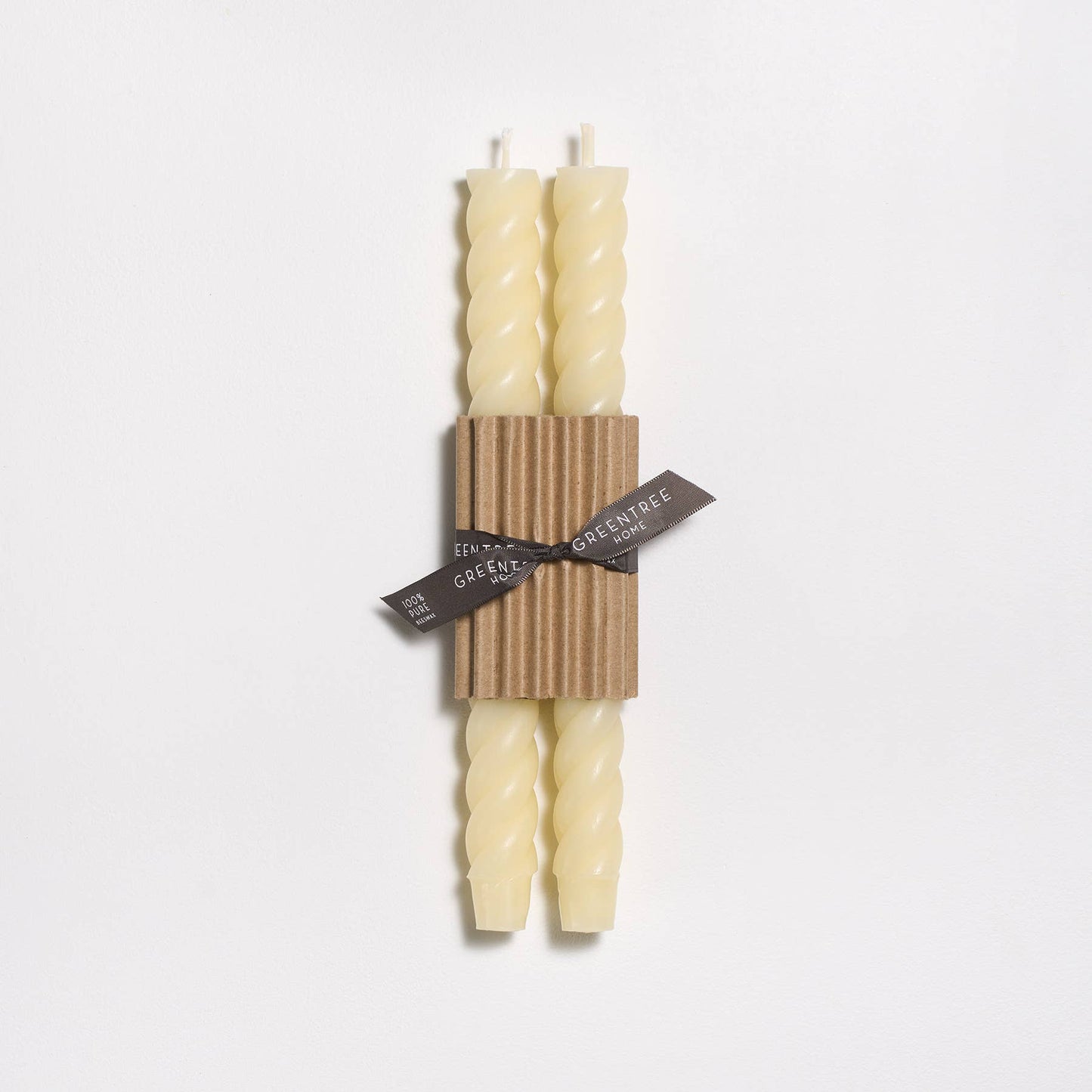 10" Rope Taper Candles: Blush