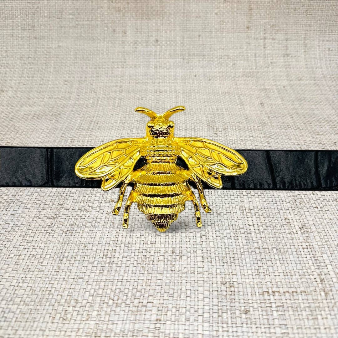 Gold Single Bee Belt Buckle