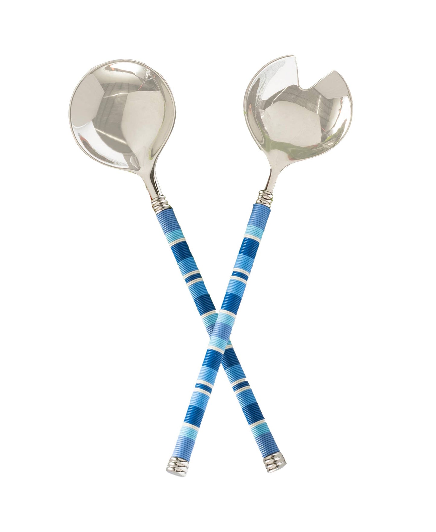French Home Jubilee Salad Servers - Shades of Denim