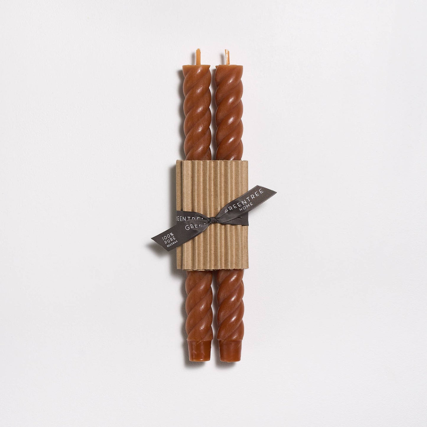 10" Rope Taper Candles: Black