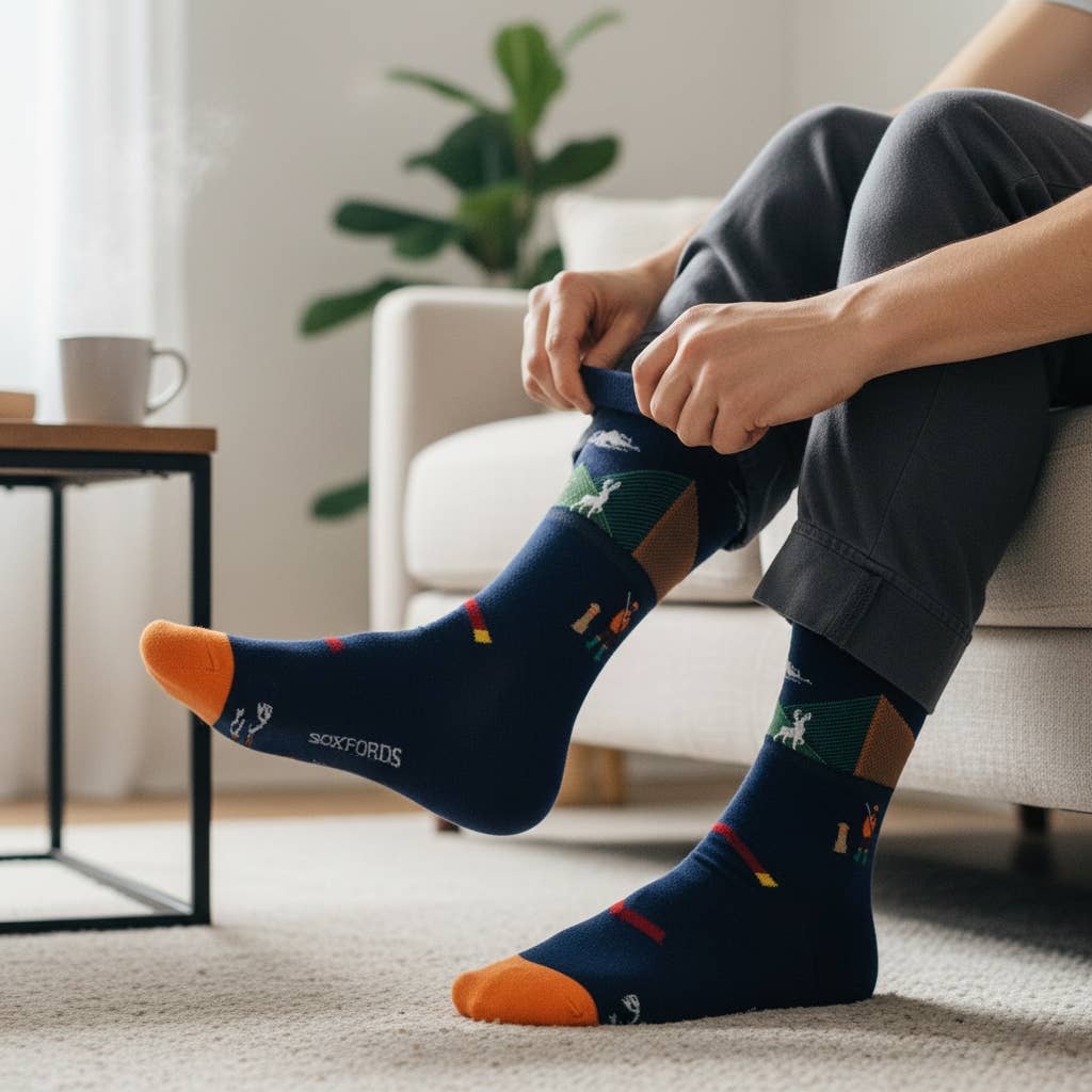 "Call of the Wild" - Hunting Themed Fine Men's Socks