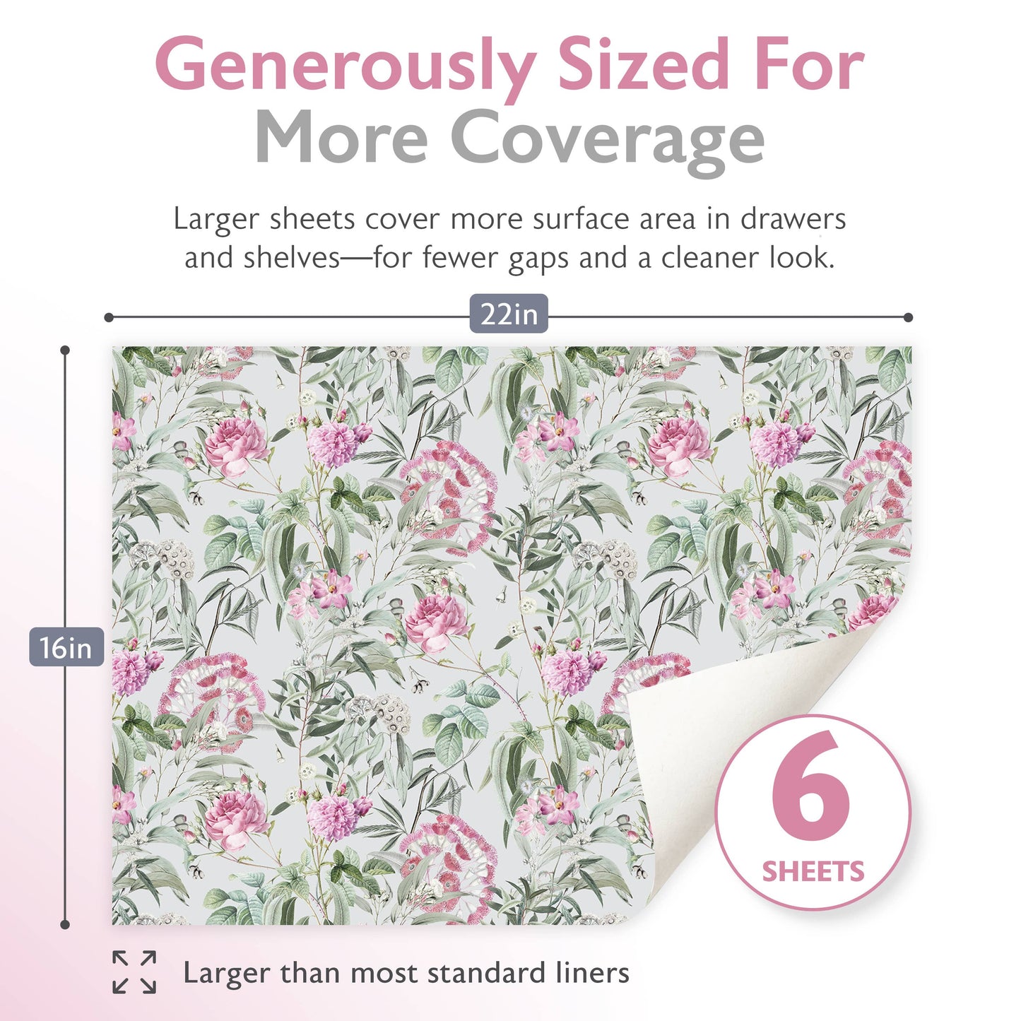 Scented Drawer Liners - Garden Reverie (6 Sheets)