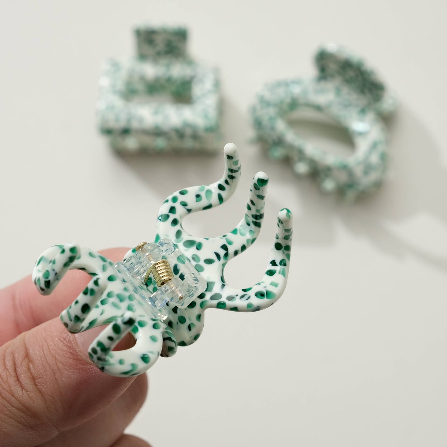 Fern Speckle Mini - Assorted Claw Clips: Assorted