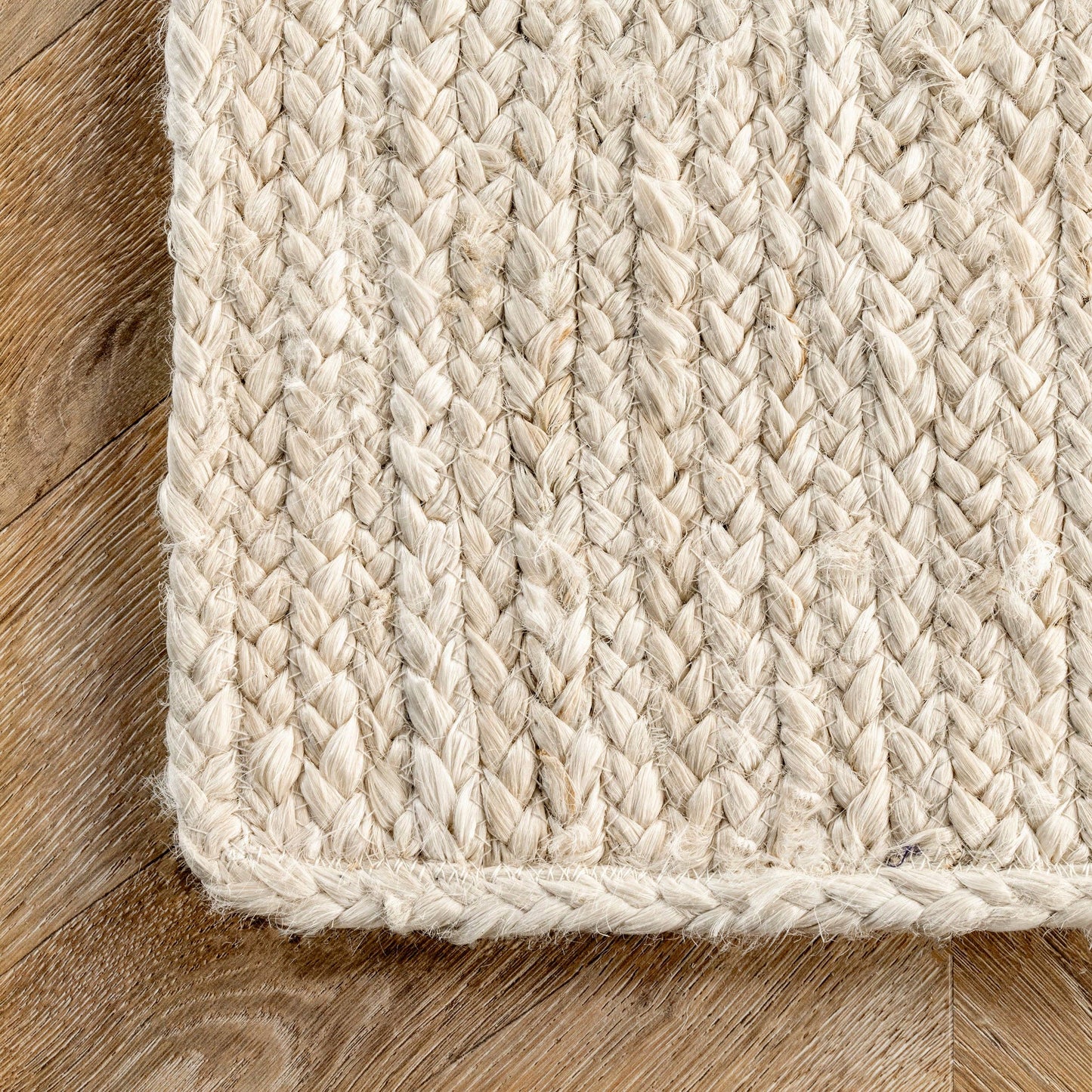 Rigo Hand Woven Farmhouse Jute Area Rug: Natural / Rectangle / 9' X 12'