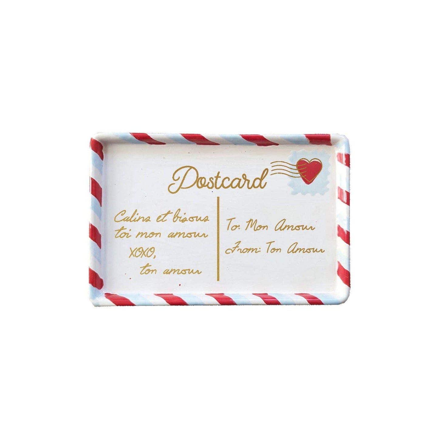 Love Letters Trays: Pink and Coral / Letter
