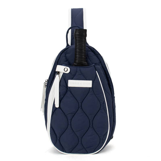 Pickleball Courtside Sling - Navy / White