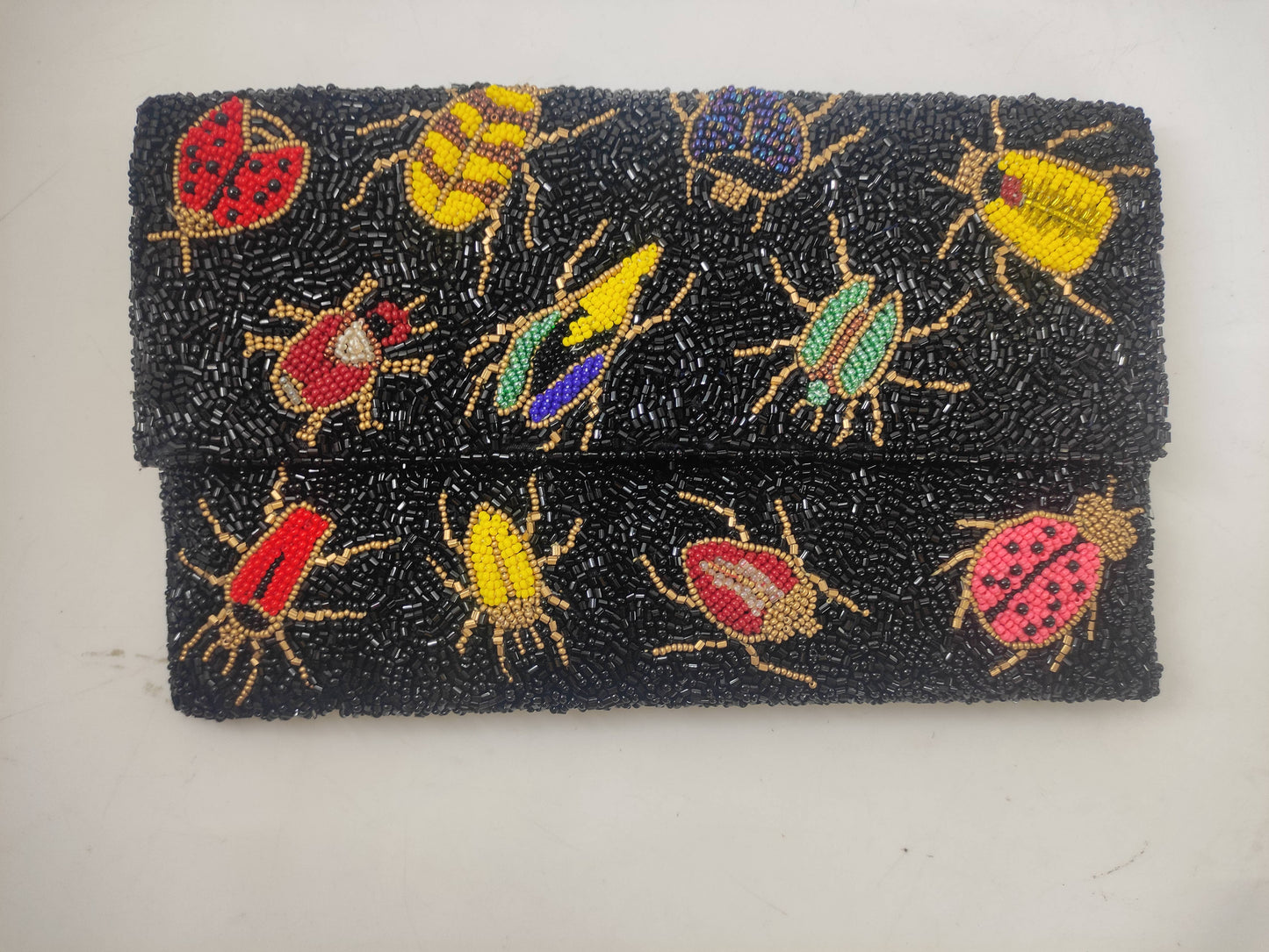 Insect Beaded Purse